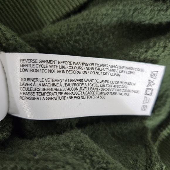 Roots Hoodie Mens Sixe XXL Green Organic Original Kanga Fleece Sweatshirt Canada - Picture 13 of 16